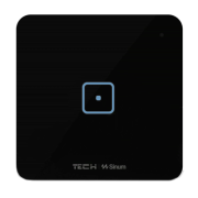 Vienpolis stiklinis sensorinis jungiklis WS-01